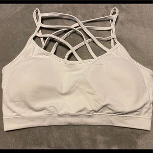 White CrissCross Bralette